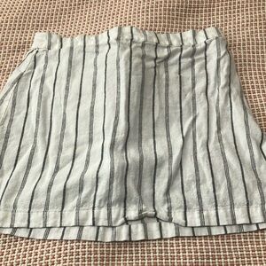 Old Navy Black and White Striped Skirt